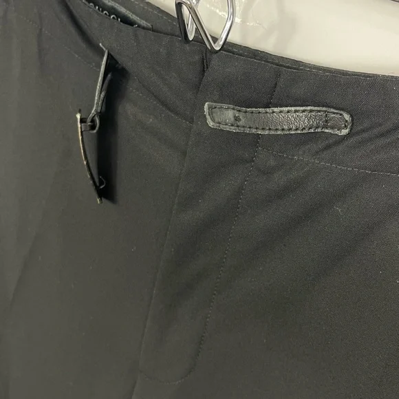 Gucci Vintage Black Wool Blend High Waisted Crop Ankle Pants Trousers Italy 42 M - Picture 10 of 16